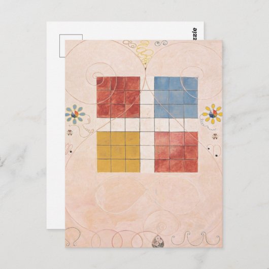Hilma Af Klint, The Ten Größte No10, Abstrakt Art Postkarte (Vorne/Hinten)