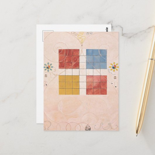 Hilma Af Klint, The Ten Größte No10, Abstrakt Art Postkarte (Vorderseite/Rückseite Beispiel)