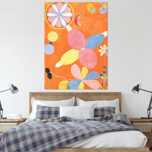 Hilma af Klint - The Ten Largest, No. 4, Youth Leinwanddruck (Insitu (Schlafzimmer))