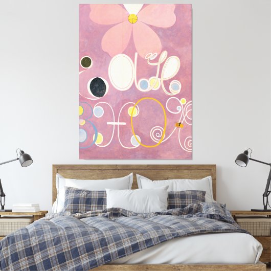 Hilma af Klint - The Ten Largest, No. 5, Adulthood Leinwanddruck (Insitu (Schlafzimmer))