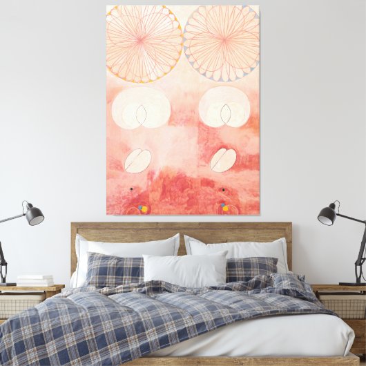 Hilma af Klint - The Ten Largest, No. 8, Adulthood Leinwanddruck (Insitu (Schlafzimmer))