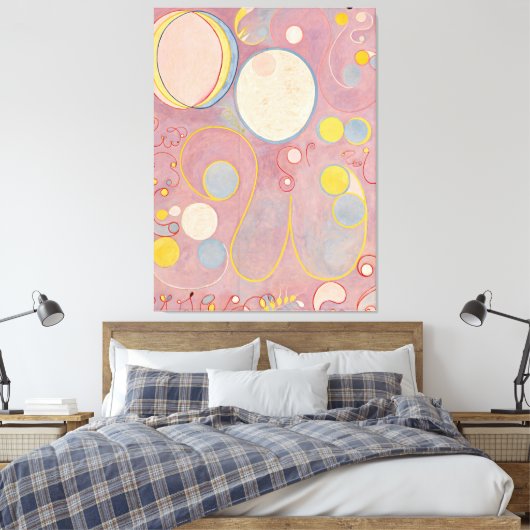 Hilma af Klint - The Ten Largest, No. 8, Adulthood Leinwanddruck (Insitu (Schlafzimmer))