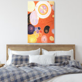 Hilma af Klint - THEY TENS MAINSTAY IV 1907 Leinwanddruck (Insitu (Schlafzimmer))