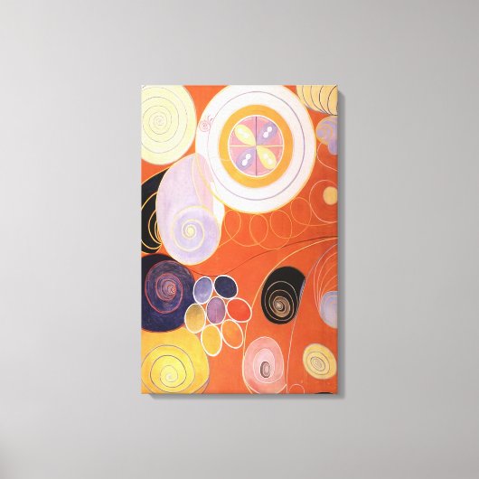 Hilma af Klint - THEY TENS MAINSTAY IV 1907 Leinwanddruck (Vorderseite)