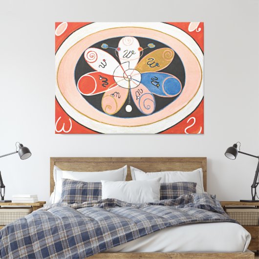 Hilma af Klint - volution, No. 15, Group IV, The S Leinwanddruck (Insitu (Schlafzimmer))