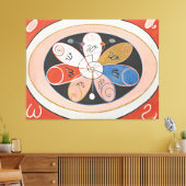 Hilma af Klint - volution, No. 15, Group IV, The S Leinwanddruck (Insitu (Wohnzimmer))