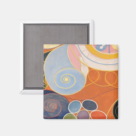 Hilma af klint werfen Kissen Case-Mate iPhone Fall Magnet (Vorderseite/Rückseite)