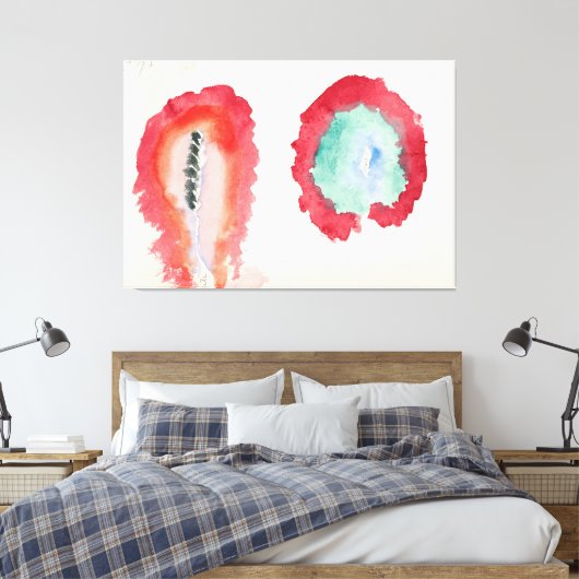 Hilma af Klint - Wheat and Wormwood  Leinwanddruck (Insitu (Schlafzimmer))