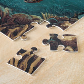 Hilo Hawaii Big Island Retro Tropische Küste Puzzle (Seite)