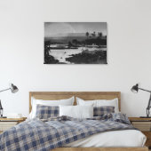 Hilo, Hawaii - Blick auf das Stadtbild Leinwanddruck (Insitu (Schlafzimmer))