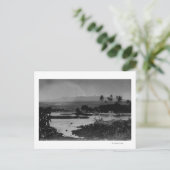 Hilo, Hawaii - Blick auf das Stadtbild Postkarte (Stehend Vorderseite)