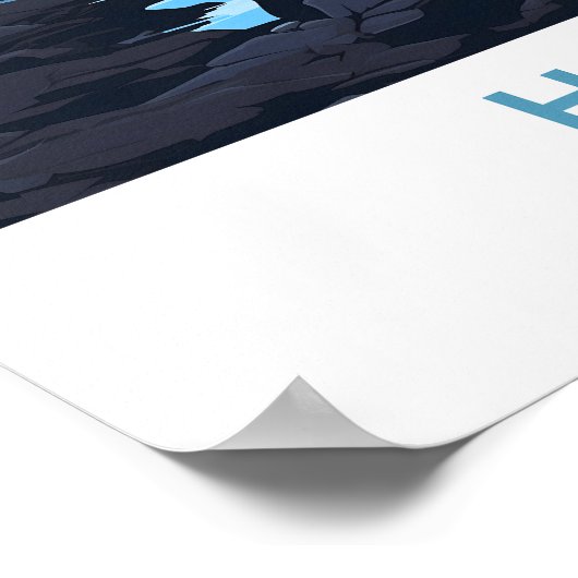 Hilo Hawaii Travel Print Poster (Ecke)