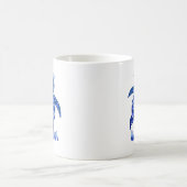 Hilo Hawaii Vacation Tribal Turtle Kaffeetasse (Mittel)