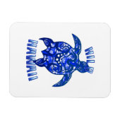 Hilo Hawaii Vacation Tribal Turtle Magnet (Horizontal)