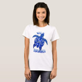 Hilo Hawaii Vacation Tribal Turtle T-Shirt (Vorne ganz)