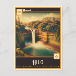 Hilo, Hawaii | VINTAG Postkarte