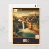 Hilo, Hawaii | VINTAG Postkarte (Vorne/Hinten)