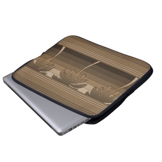 Hilo Hawaiian Palms Neoprene Wetsuit Laptopschutzhülle (Vorne Knopf)