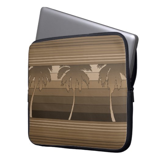 Hilo Hawaiian Palms Neoprene Wetsuit Laptopschutzhülle (Vorderseite Links)