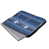 Hilo Hawaiian Palms Neoprene Wetsuit Laptopschutzhülle (Vorne Knopf)