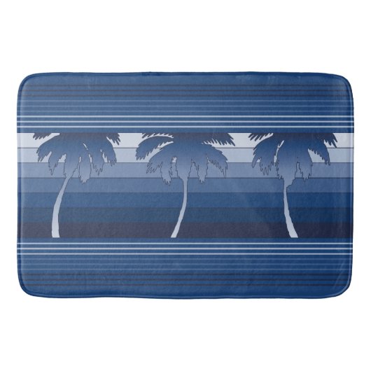Hilo Hawaiian Palms Striped Badematte (Vorderseite)