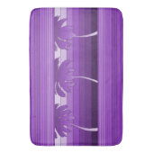 Hilo Hawaiian Palms Striped Badematte (Vorderseite Vertikal)