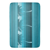 Hilo Hawaiian Palms Striped Badematte (Vorderseite Vertikal)