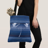 Hilo Hawaiian Palms Striped Beach Bag Tasche (Von Nahem)