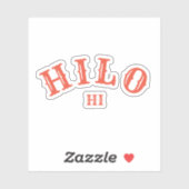 Hilo, Hawai's Aufkleber (Blatt)