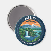 Hilo USA Magnet (Vorderseite/Rückseite)