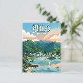 Hilo USA Postkarte (Stehend Vorderseite)