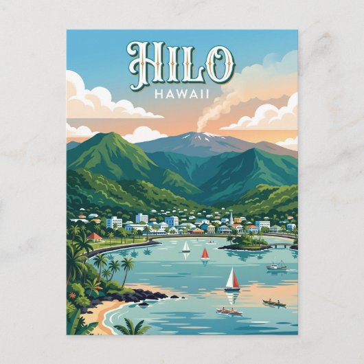 Hilo USA Postkarte (Vorderseite)