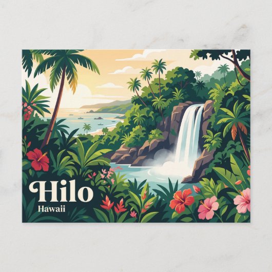 Hilo USA Postkarte (Vorderseite)