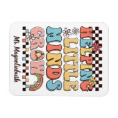 Hilping Little Minds Grow Lehrer Geschenk Magnet (Horizontal)