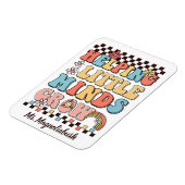 Hilping Little Minds Grow Lehrer Geschenk Magnet (Linke Seite)