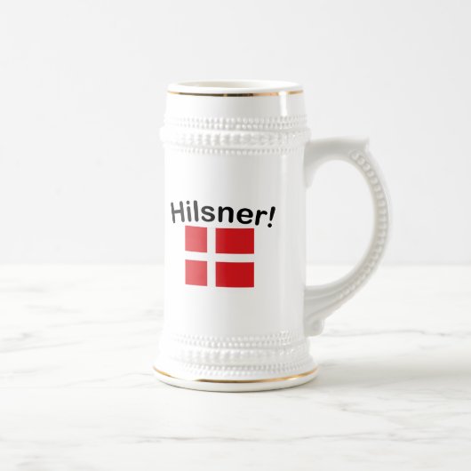 Hilsner! (Grüße!) Bierglas (Rechts)