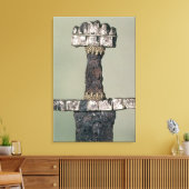 Hilt eines Wikinger Schwert, gefunden in Hedeby, D Leinwanddruck (Insitu (Wohnzimmer))