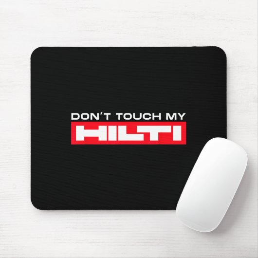 Hilti Fan Construction - Men's Black Short Sleeve Mousepad (Mit Mouse)