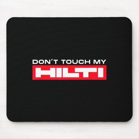 Hilti Fan Construction - Men's Black Short Sleeve Mousepad (Vorne)