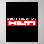 Hilti Fan Construction - Men's Black Short Sleeve  Poster (Vorne)