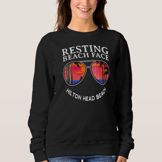 Hilton Head Beach Ocean Spaß Sweatshirt (Vorderseite)
