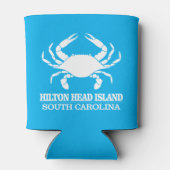 Hilton Head (blaue Krabbe) Dosenkühler (Rückseite)