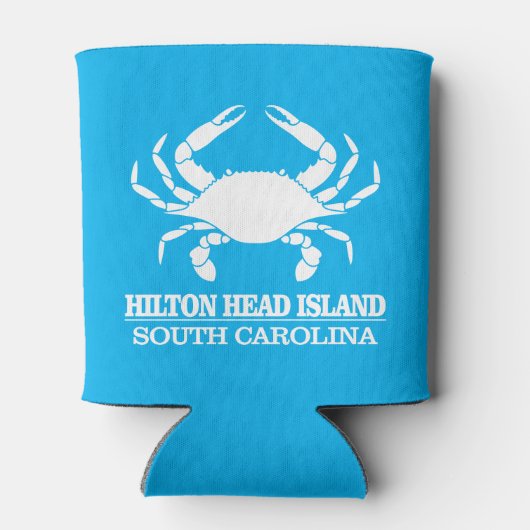 Hilton Head (blaue Krabbe) Dosenkühler (Rückseite)