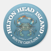 Hilton Head (blaue Krabbe) Magnet (Vorne)