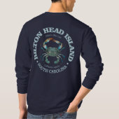 Hilton Head (blaue Krabbe) T-Shirt (Rückseite)