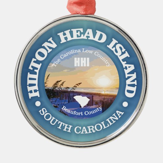 Hilton Head (C) Ornament Aus Metall (Vorne)