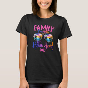 Hilton Head Carolina 2023 Sonnenbrillen Themenfami T-Shirt