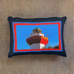 Hilton Head Harbour Town Lighthouse Accent Pillow Dekokissen