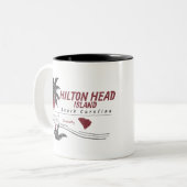 Hilton Head Insel Lowcountry Zweifarbige Tasse (Vorderseite Links)