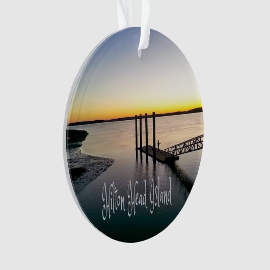Hilton Head Insel South Carolina Ornament (Vorderseite)